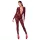Noir Kink Royal - bodystocking transparente - vermelho