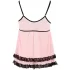 Cottelli - babydoll sensual com babados - lingerie feminina - XXL