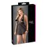 Cottelli Plus Size - Babydoll Rendado Preto - 2XL