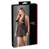 Cottelli Plus Size - Babydoll Rendado Preto - 4XL
