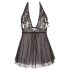 Cottelli Plus Size - Babydoll Rendado Preto - 4XL