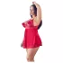 Cottelli Plus Size - babydoll rendado plus size - vermelho - 4XL