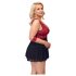 Cottelli Bondage Tamanho Grande - Babydoll (vermelho)