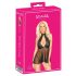 Kissable - elegante babydoll de renda com alça no pescoço (preto) - L/XL