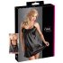 Cottelli - Chemise de cetim (preto) - XXL