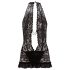 Cottelli - Mini de renda com alça no pescoço (preto) - L