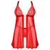 Conjunto Babydoll Rendado Obsessive Elianes (vermelho)