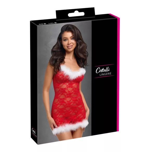 Cottelli - minivestido de Natal (vermelho)