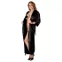 Cottelli - robe feminina cetim preto - L/XL