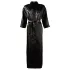 Cottelli - robe feminina cetim preto - L/XL