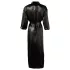 Cottelli - robe feminina cetim preto - L/XL