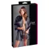Cottelli - robe curto em cetim e renda - preto - L/XL