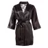 Cottelli - robe curto em cetim e renda - preto - L/XL
