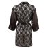 Cottelli - robe curta de cetim e renda (preto) - L/XL