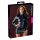 Cottelli - Top feminino brilhante de mangas longas (preto) - XL