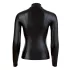 Cottelli - blusa feminina manga longa brilhante - preto - XL
