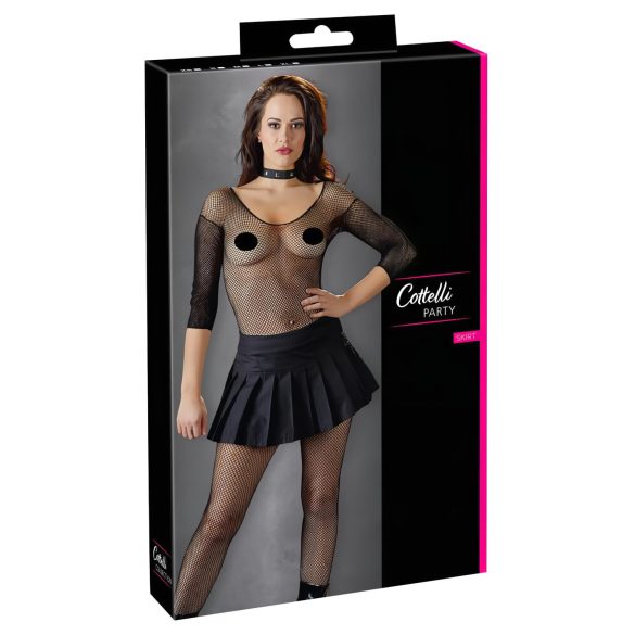 Cottelli - Minissaia Plissada (preta) - XL