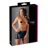 Cottelli - minissaia vinil com fivela - preta - M