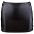 Cottelli - minissaia vinil com fivela - preta - M