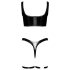 Black Level - Conjunto de Vestido em Verniz (preto)