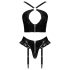 Black Level - conjunto com alças cruzadas (preto)