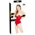 Black Level - espartilho vinil vermelho - S