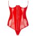 Black Level - espartilho vinil vermelho - S