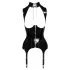 Black Level - lingerie aberta com cinta-liga - preto