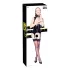 Black Level - lingerie aberta com cinta-liga - preto - XL