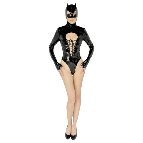 Black Velvet - body Batwoman manga longa (preto)
