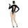 Black Velvets - body manga longa Batwoman - preto - M