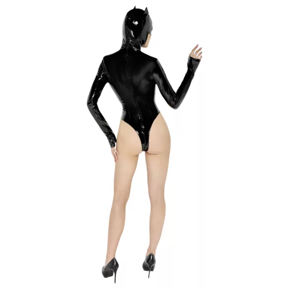 Black Velvets - body manga longa Batwoman - preto - M