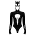 Black Velvets - body manga longa Batwoman - preto - M