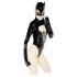 Black Velvets - body manga longa Batwoman - preto - M