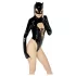 Black Velvets - body manga longa Batwoman - preto - M
