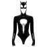 Black Velvet - body Batwoman manga longa (preto) - XL