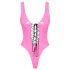 Black Level - body de vinil para mulher (rosa) - L