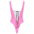 Black Level - body de vinil para mulher (rosa) - L