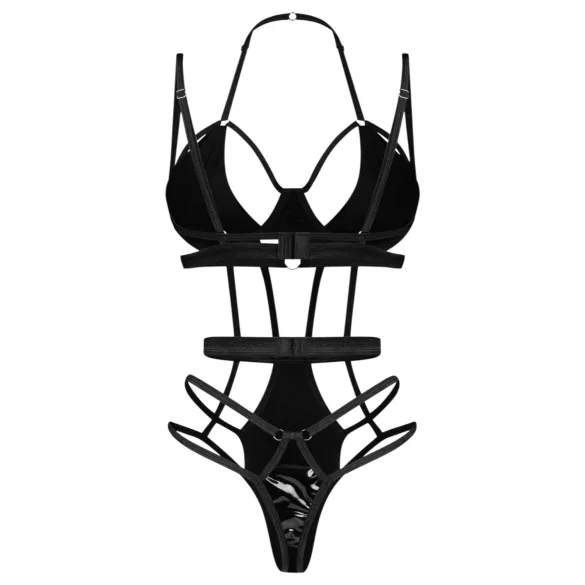 Obsessive - body com tiras - preto - L/XL