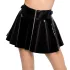 Black Level - saia plissada fetiche - vinil preto