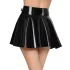 Black Level - saia plissada fetiche - vinil preto