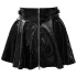 Black Level - saia plissada fetiche - vinil preto - M
