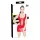 Black Level - vestido mini vinil com amarração frontal - vermelho