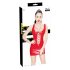 Black Level - Mini vestido de laca com cordões (vermelho) - M