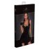 Noir - vestido mini franzido (preto)
