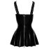 Noir - vestido mini franzido (preto)