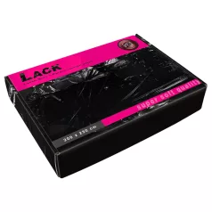 Fetiche - Lençol de laca super macio - 200 x 230 cm (preto)