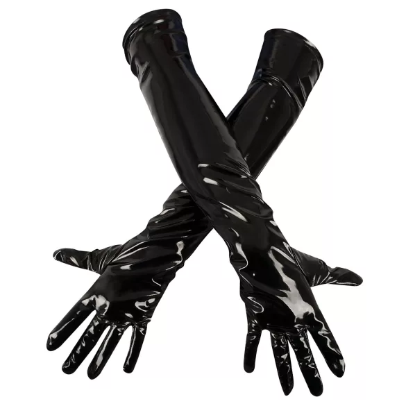 Black Level - luva vinil brilhante - preto - M