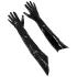 Black Level - luva longa vinil preto - L