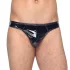 Black Level - tanga masculino clássico - vinil preto